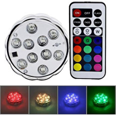 LUZ DE PISCINA RGB A PILA 2W IP68