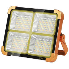 FOCO RECARGABLE SOLAR/USB 10W 6000K PWB