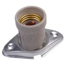 PORTALAMPARA E27 PORCELANA C/BASE