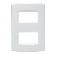 LINEA SICA PLAQUETA 2 MODULOS SEPARADOS BLANCO