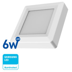 PANEL LED CUADRADO  6W FRIA WELLMAX