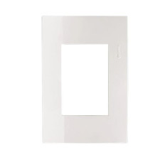 LINEA PRESTA PLAQUETA 3 MODULOS BLANCO