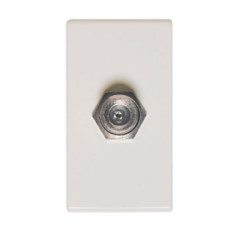 LINEA PRESTA MODULO TOMA TV BLANCO