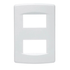 LINEA SICA PLAQUETA 2 MODULOS SEPARADOS BLANCO