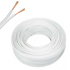CONDUCTOR GEMELO 2 X 0.75 MM BLANCO