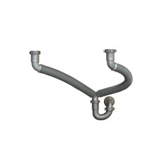 SIFON FLEXIBLE PARA TARJA DOBLE