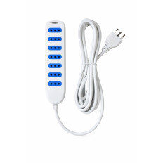 ALARGUE 6 T/CTE EN LINEA 3 M BLANCO 10 A VOLTA