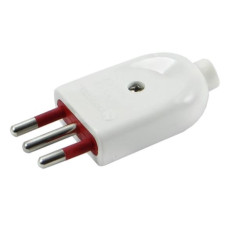 FICHA POLARIZADA C/T BLANCA CONTACTUM