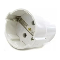 FICHA HEMBRA SCHUKO BLANCO CONTACTUM