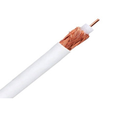 CONDUCTOR ANTENA BLINDADO COAXIL BLANCO