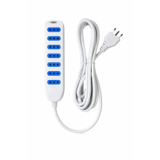 ALARGUE 6 T/CTE EN LINEA 3 M BLANCO 10 A VOLTA