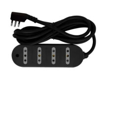 ALARGUE 6 T/CTE EN LINEA 3 M NEGRO 10 A VOLTA