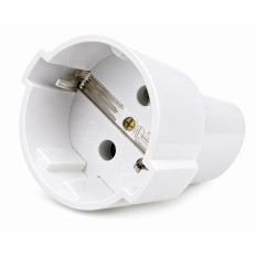 FICHA HEMBRA SCHUKO BLANCO CONTACTUM