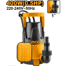 BOMBA SUMERGIBLE DESAGOTE 400W 0.5 HP AGUA LIMPIA  INGCO