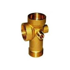 CONEXION 3 VIAS BRONCE