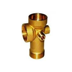 CONEXION 3 VIAS BRONCE