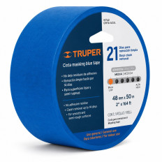CINTA DIVIDIR COLORES PINTOR AZUL 1/2" X 50 MTS TRUPER